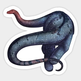 Cozy Apatosaurus Sticker